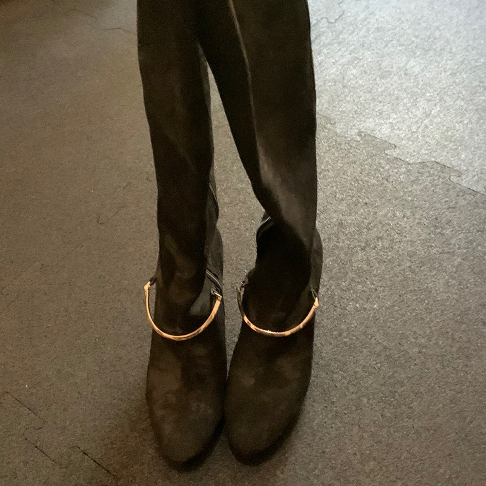 Nine West black high boots